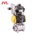 wafer cf8m 1000 wog  3 piece  Pneumatic ball valve